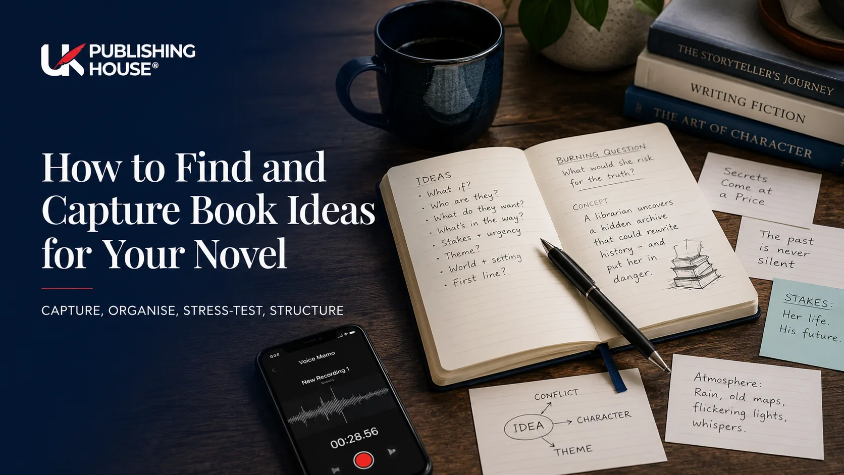 How to Find and Capture Book Ideas for Your Novel